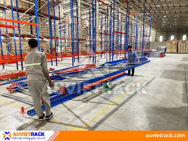 Dismantle, relocate, and install warehouse racking