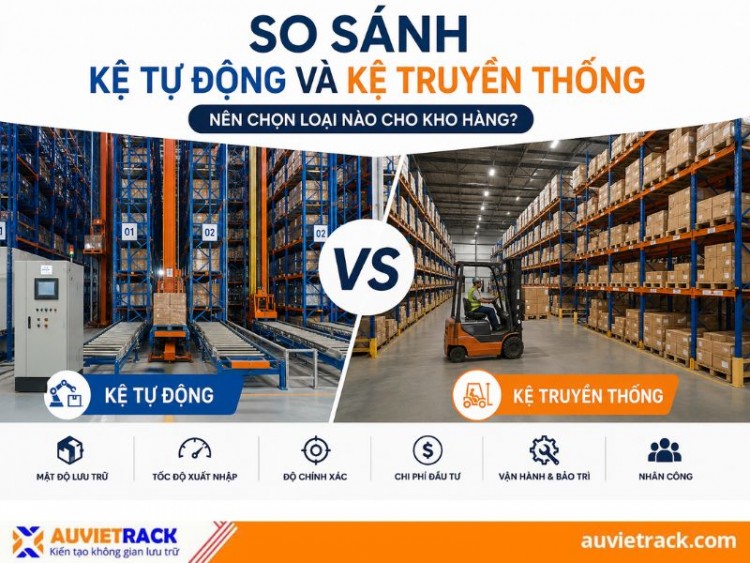 So sánh kệ tự động và kệ truyền thống: Nên chọn loại nào ?