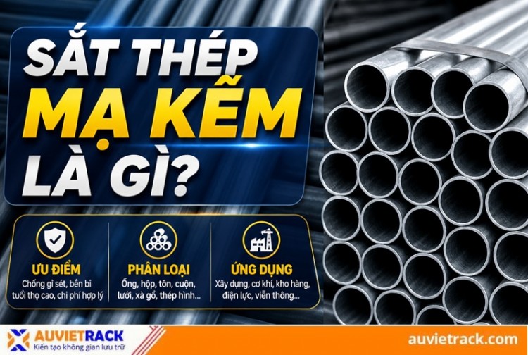 Sắt thép mạ kẽm là gì? Ưu điểm, phân loại và ứng dụng trong thực tế