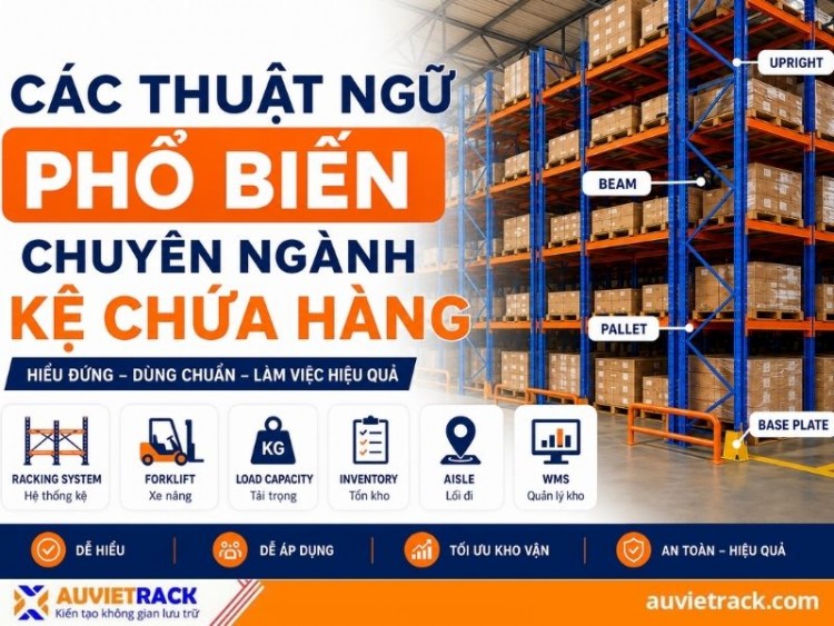 Các thuật ngữ phổ biến chuyên ngành kệ chứa hàng