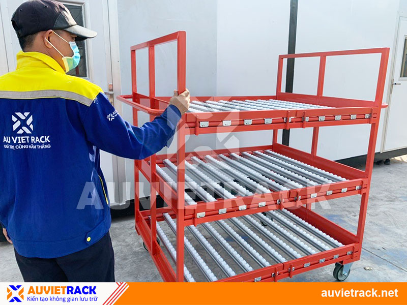 Carton Flow rack for storing small goods