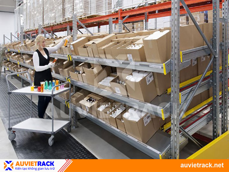 Carton Flow rack for pharmaceutical warehouse