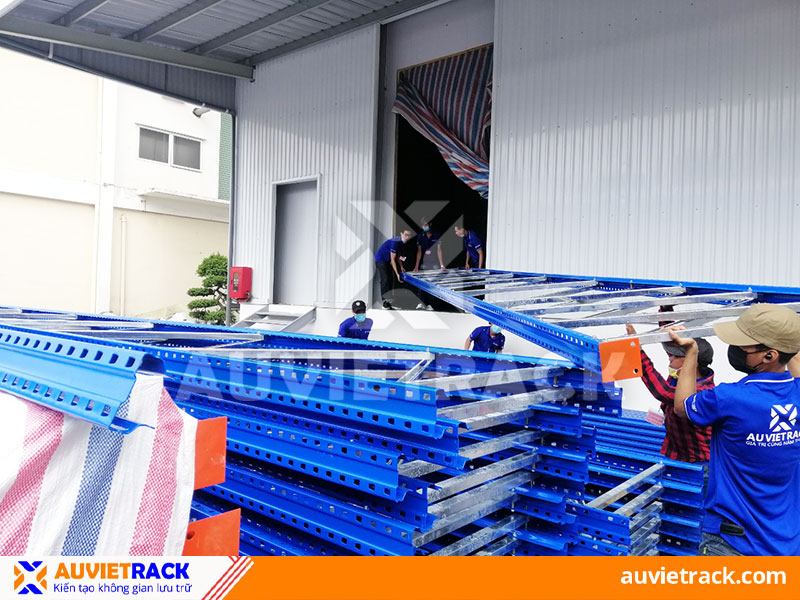 How to install Double Deep racking- Au Viet Rack