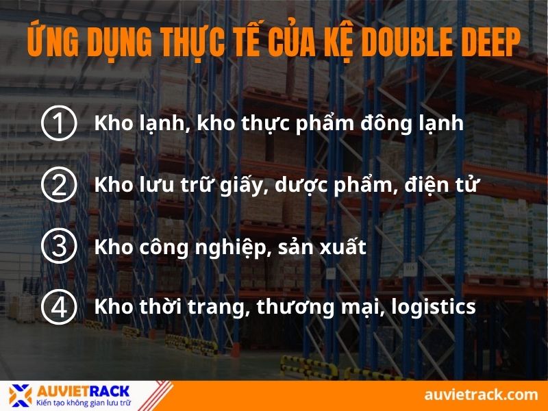 Ứng dụng của kệ Double Deep