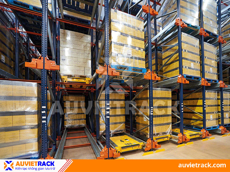 Compare Drive in racking and Radio Shuttle racking