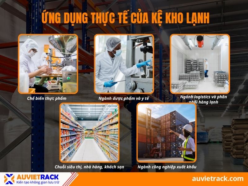 Ứng dụng thực tế của kệ kho lạnh