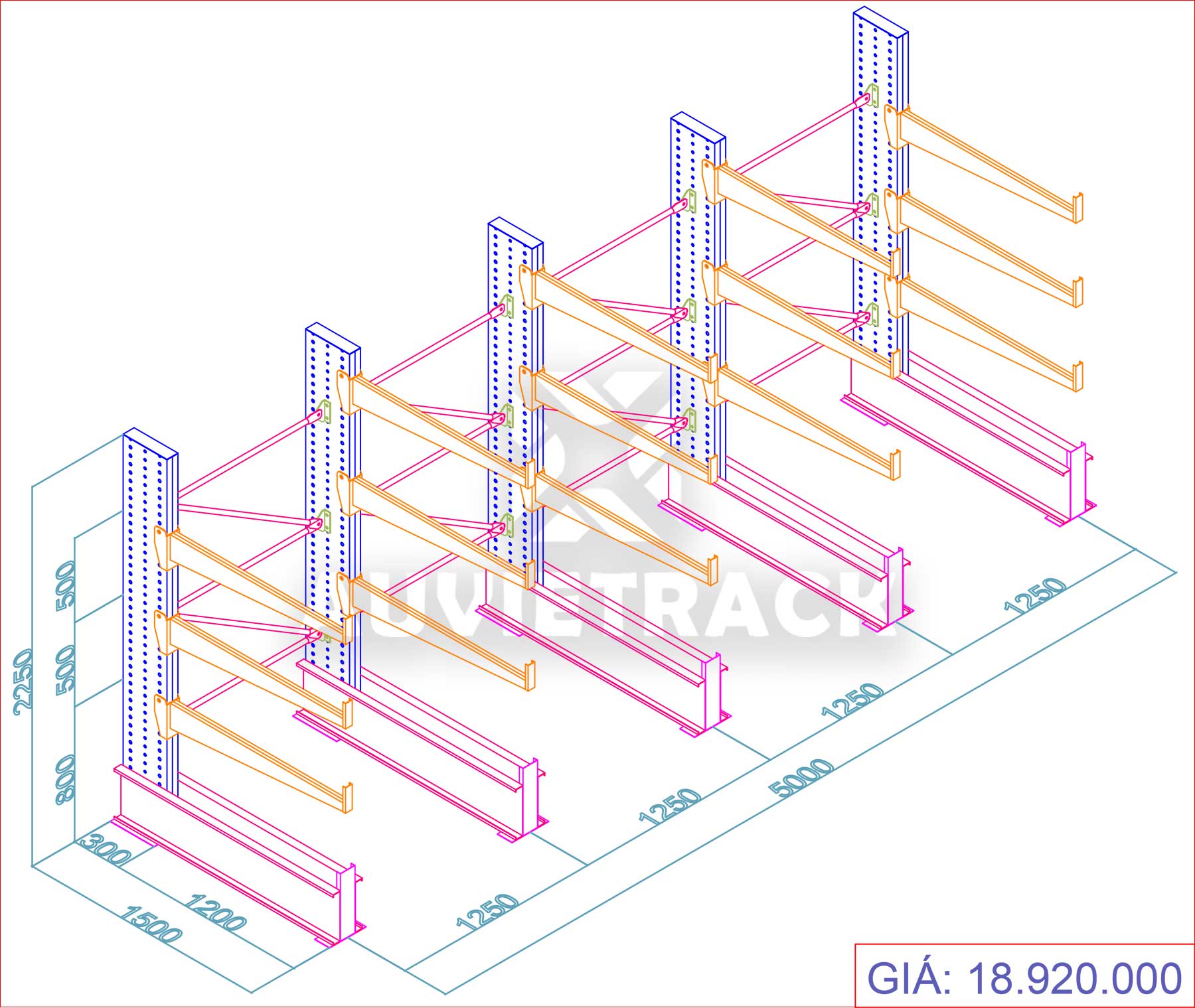 Báo giá mẫu kệ tay đỡ B