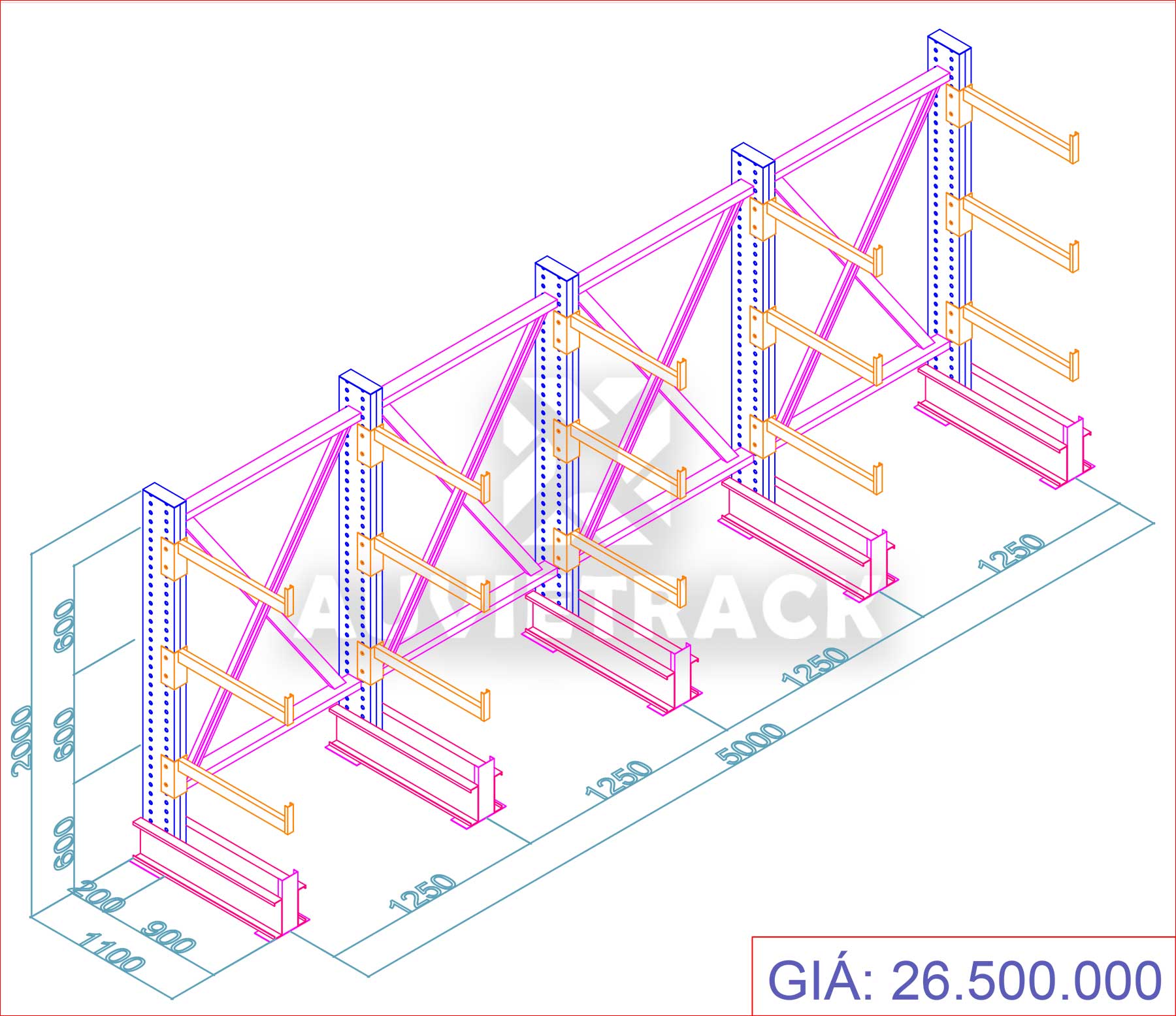 Báo giá mẫu kệ tay đỡ D