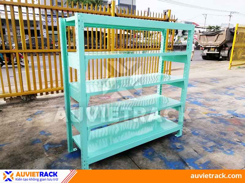 Powder-coated medium duty rack