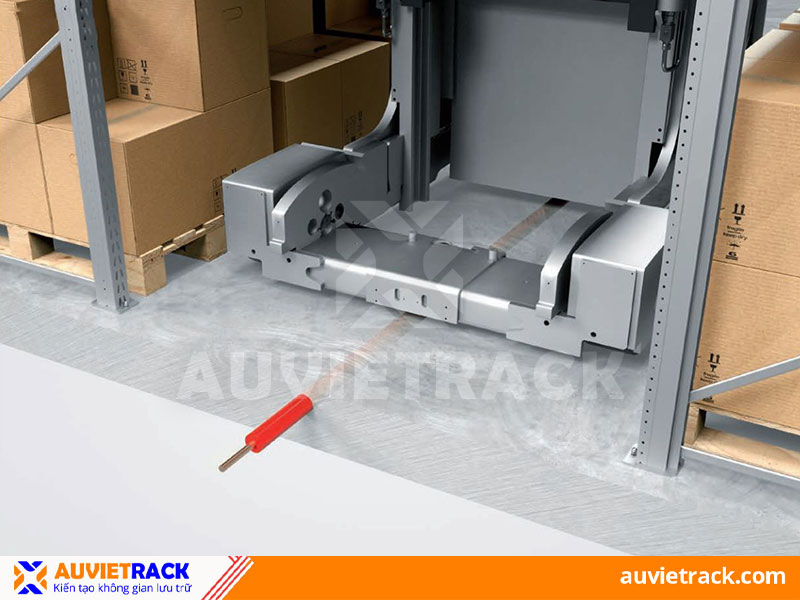 Wire guidance system for VNA racking - Au Viet Rack