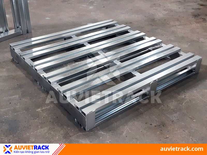 Hot-dip galvanized steel pallets - Au Viet Rack