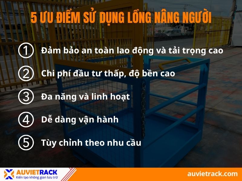 Ưu điểm của lồng nâng người