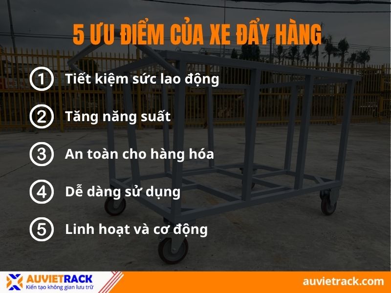 Ưu điểm của xe đẩy hàng