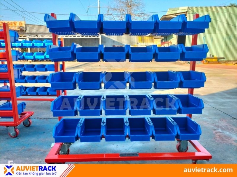 Dự án kệ khay nhựa 5 tầng