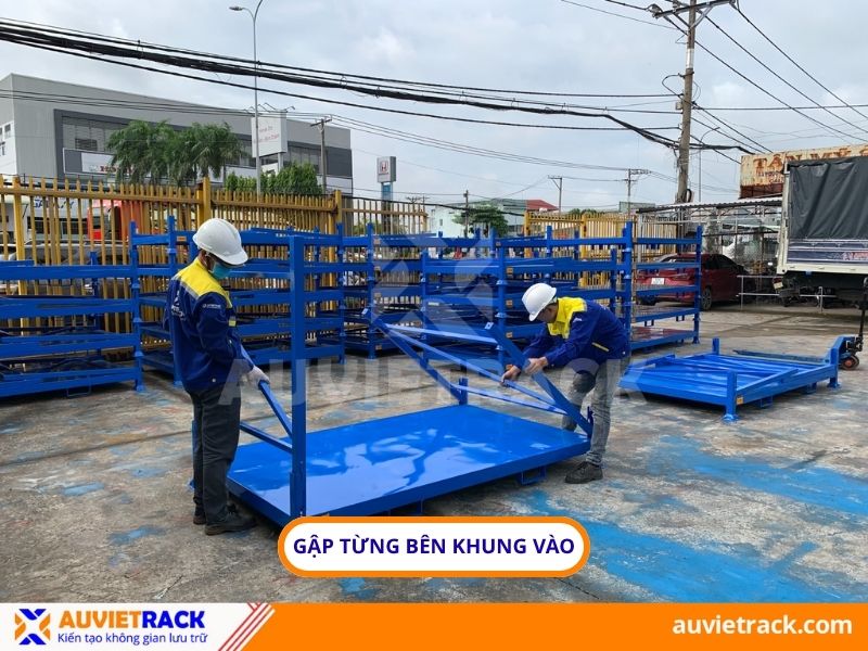 Gập từng bên khung