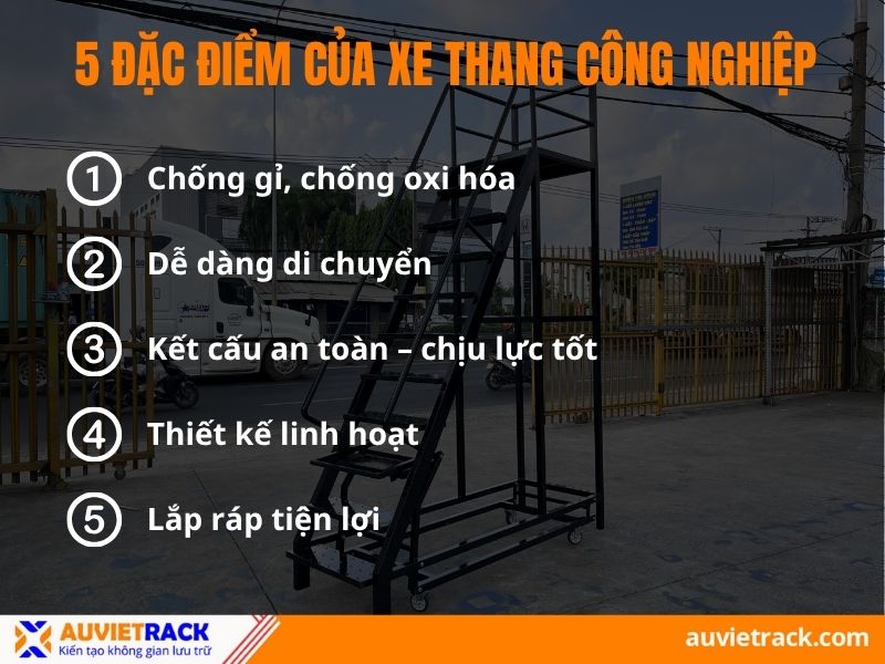 Đặc điểm của xe thang di động