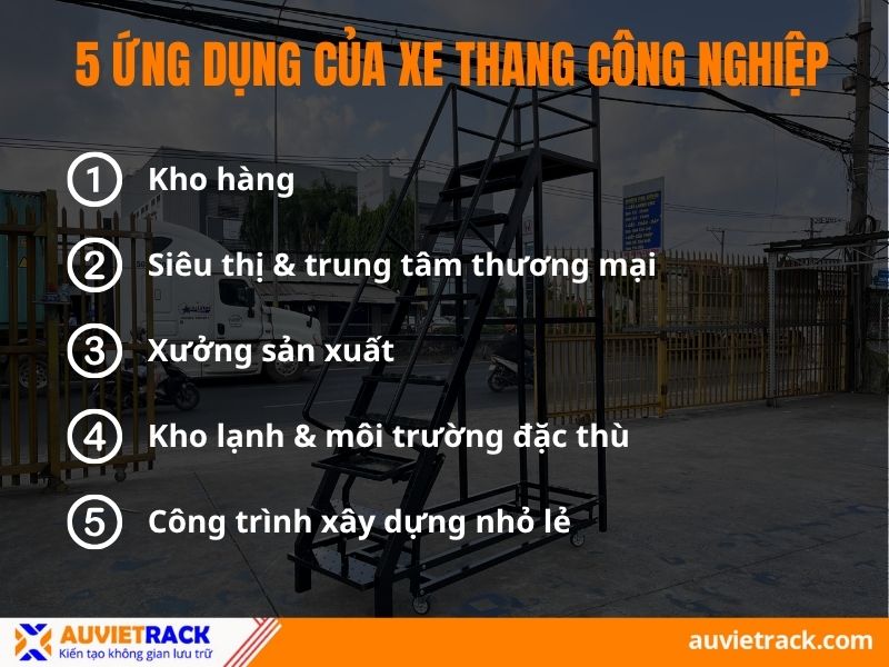 Ứng dụng của xe thang