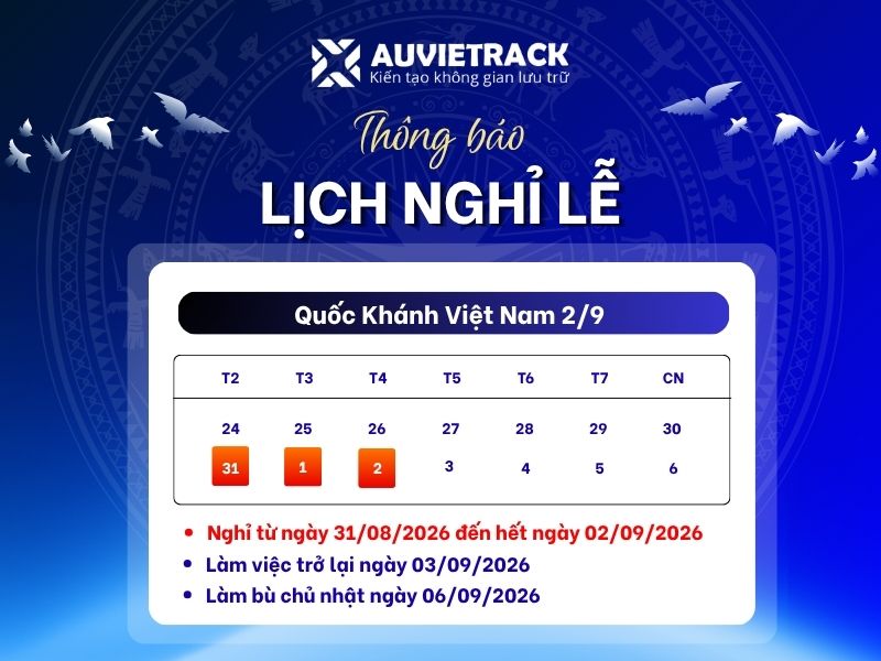 Lịch nghỉ lễ Quốc Kh&aacute;nh 02/9/2026