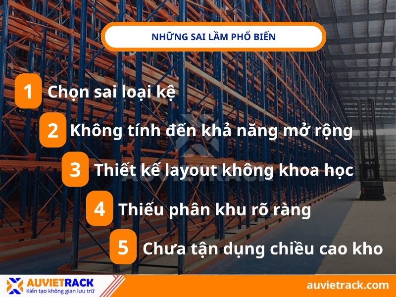 5 Sai lầm phổ biến