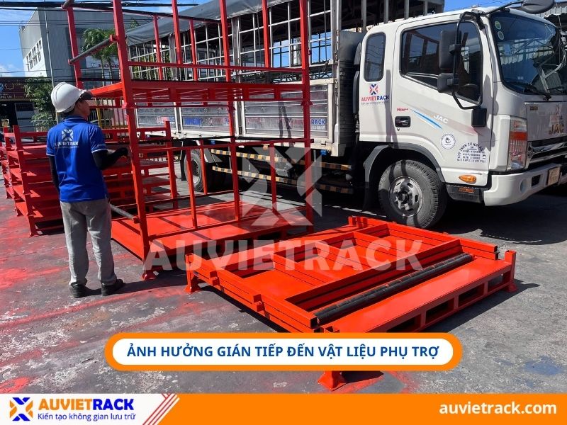 Ảnh hưởng đến vật liệu phụ trợ