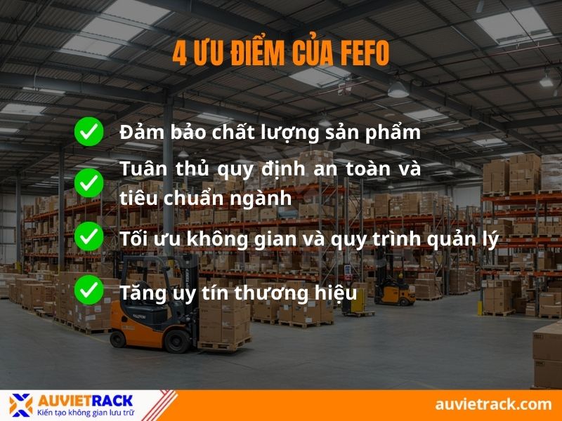 Ưu điểm của FEFO
