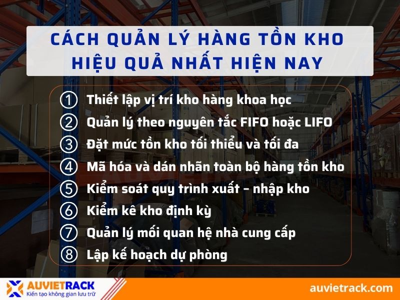  Cách quản lý hàng tồn hiệu quả