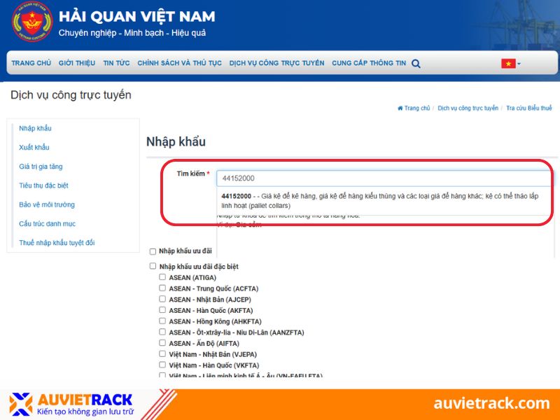 Đối chiếu theo mô tả hàng hóa