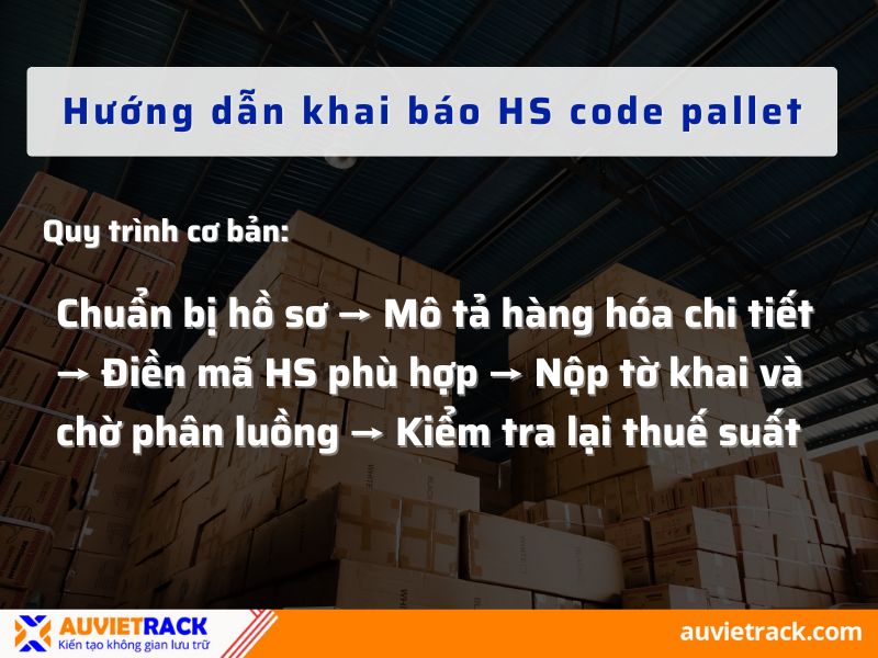 Hướng dẫn khai báo HS code pallet