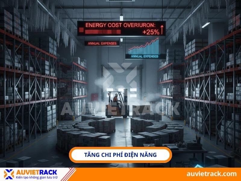 Tăng chi phí điện năng