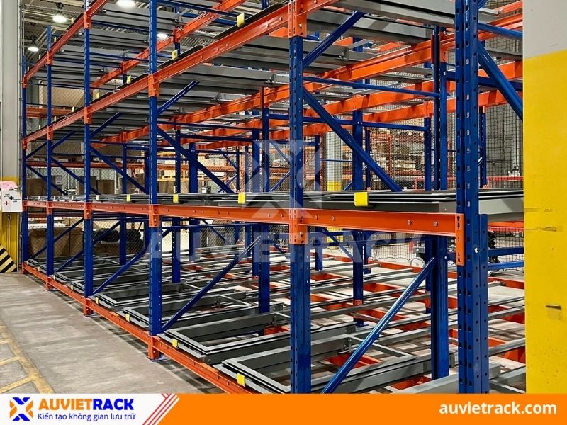 Ứng dụng kệ Push Back