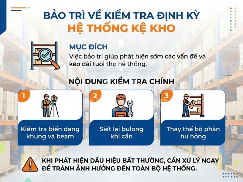 Bảo trì và kiểm tra định kỳ