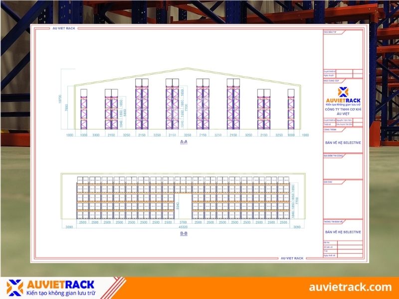 Đo đạc và định vị layout