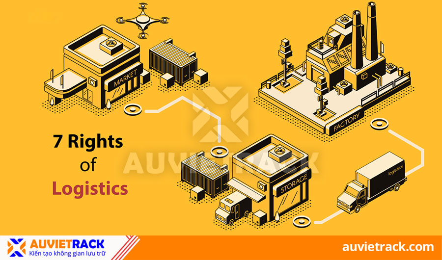 What are the 7 rights of logistics?