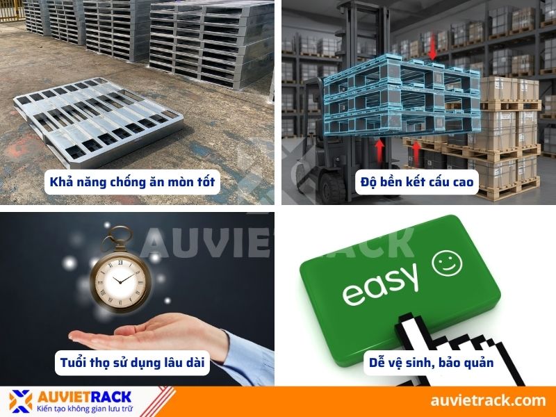 Đặc điểm của pallet sắt mạ kẽm