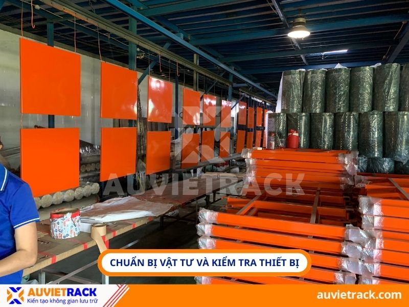 Chuẩn bị vật tư