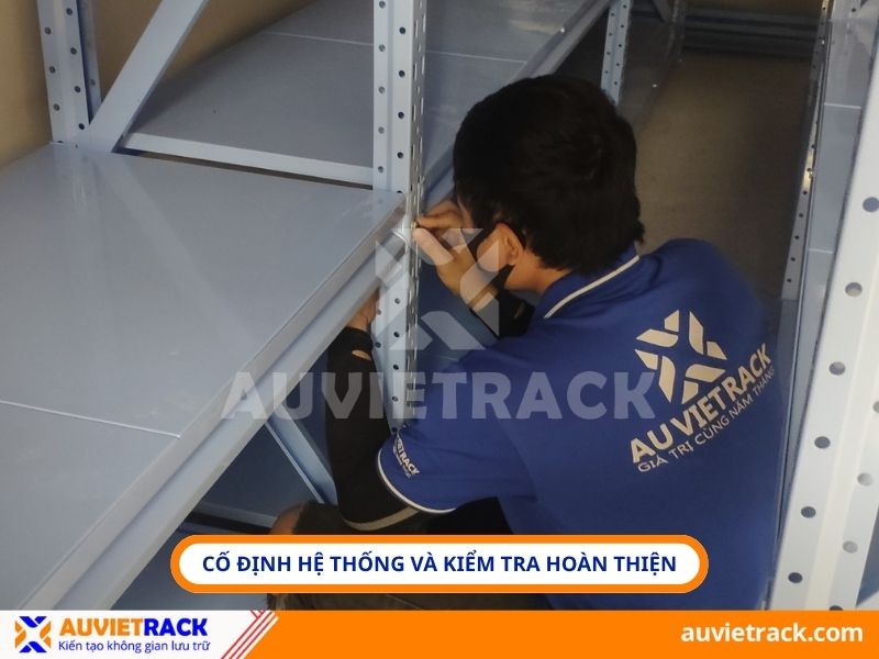 Cố định hệ thống v&agrave; kiểm tra ho&agrave;n thiện