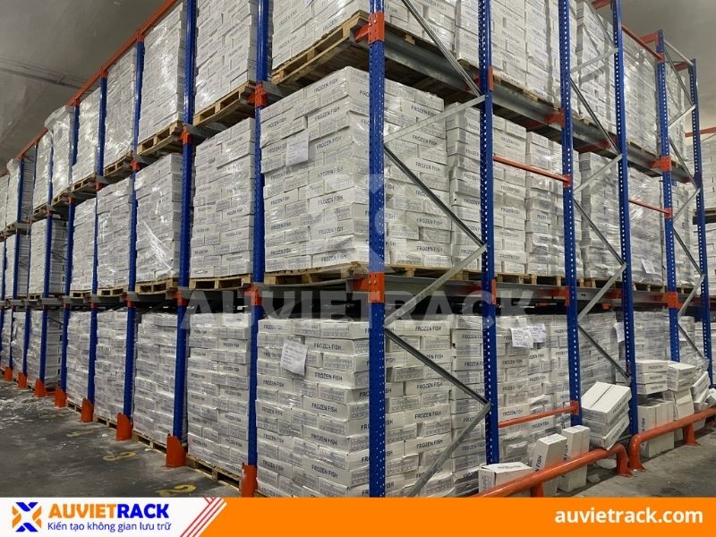 Dự án kệ kho lạnh cho kho hải sản