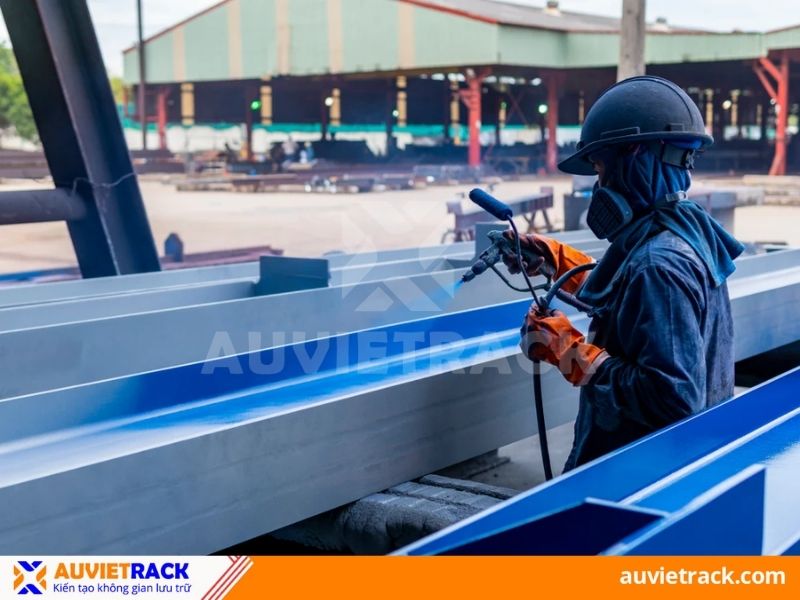 Quy tr&igrave;nh 4 bước sơn tĩnh điện