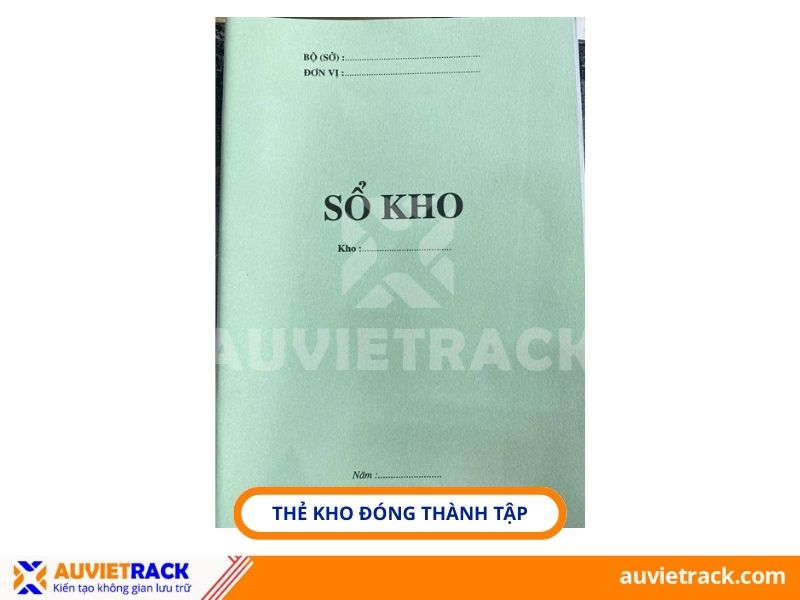 Thẻ kho đóng thành tập