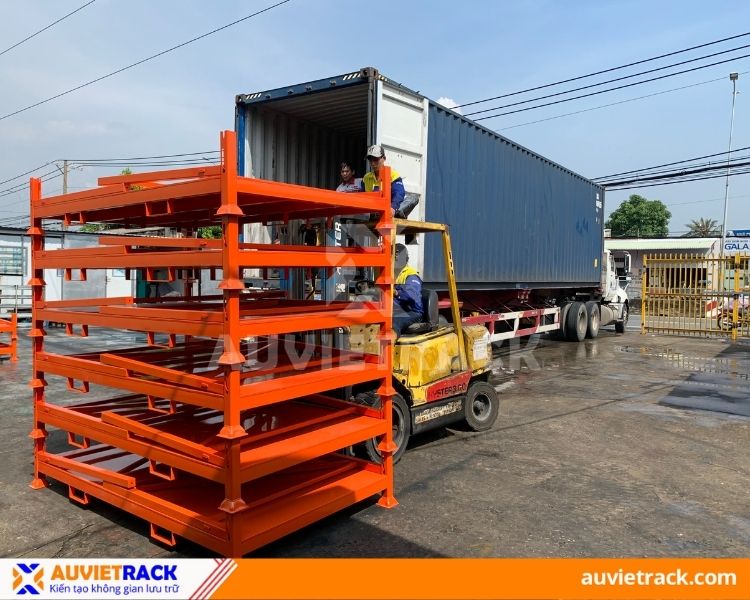 Pallet Sắt Chồng Gấp