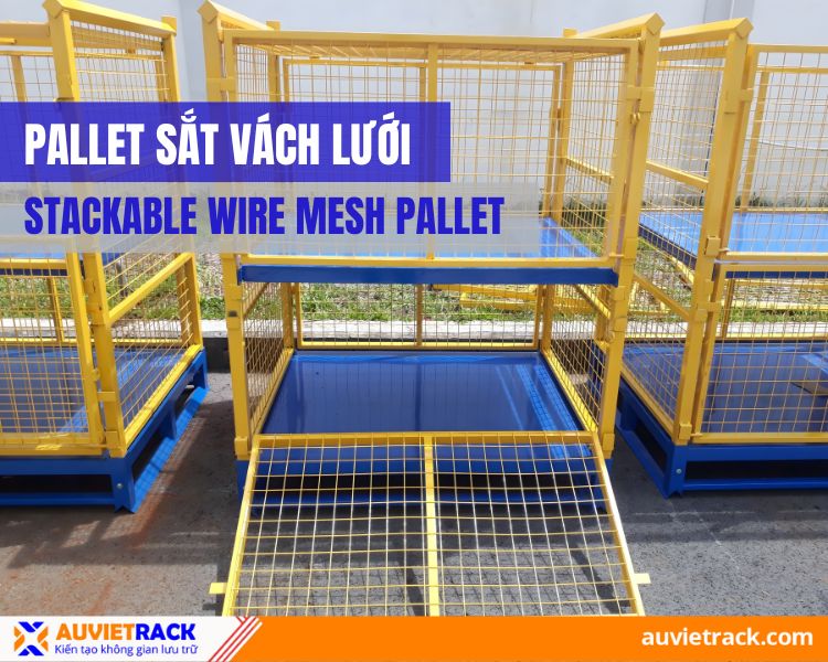 Pallet Sắt Vách Lưới