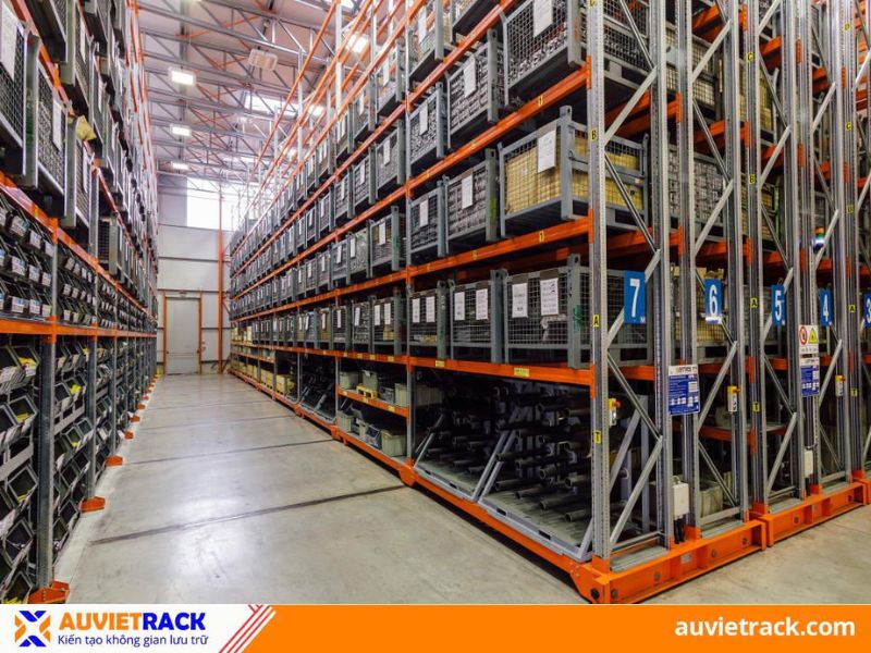 Mobile Rack kho linh kiện điện tử